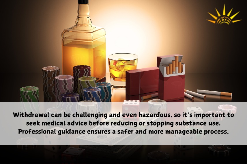 withdrawal techniques in de addiction